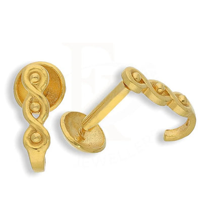 Gold Earrings 22Kt - Fkjern1478