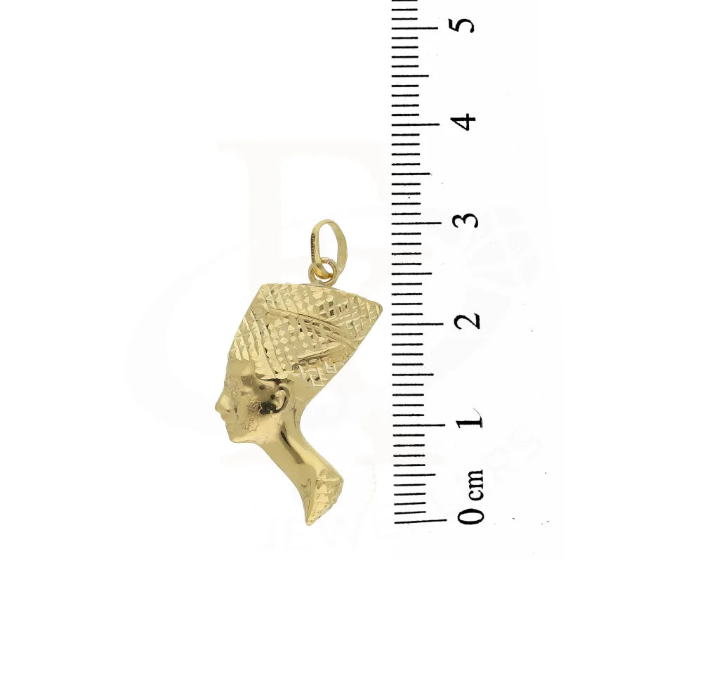 Gold Egyptian Queen Nefertiti Pendant 18Kt - Fkjpnd18K3081 Pendants