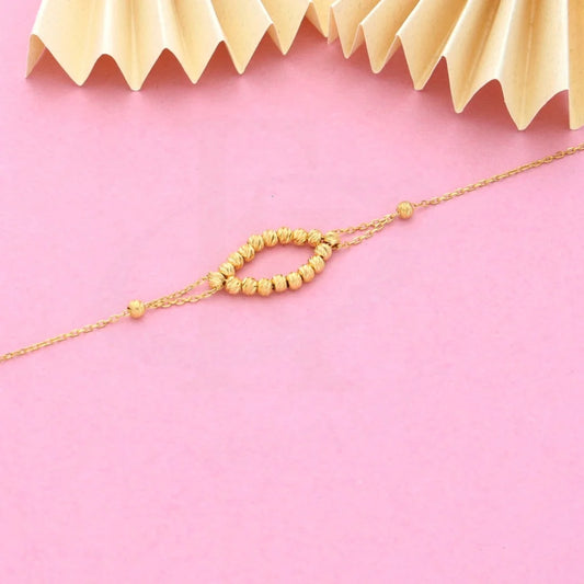 Gold Elegant Bracelet 18Kt - Fkjbrl18K7807 Bracelets