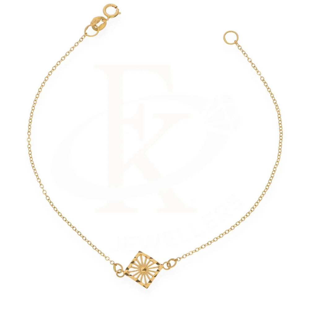 Gold Elegant Bracelet 21Kt - Fkjbrl21K7820 Bracelets