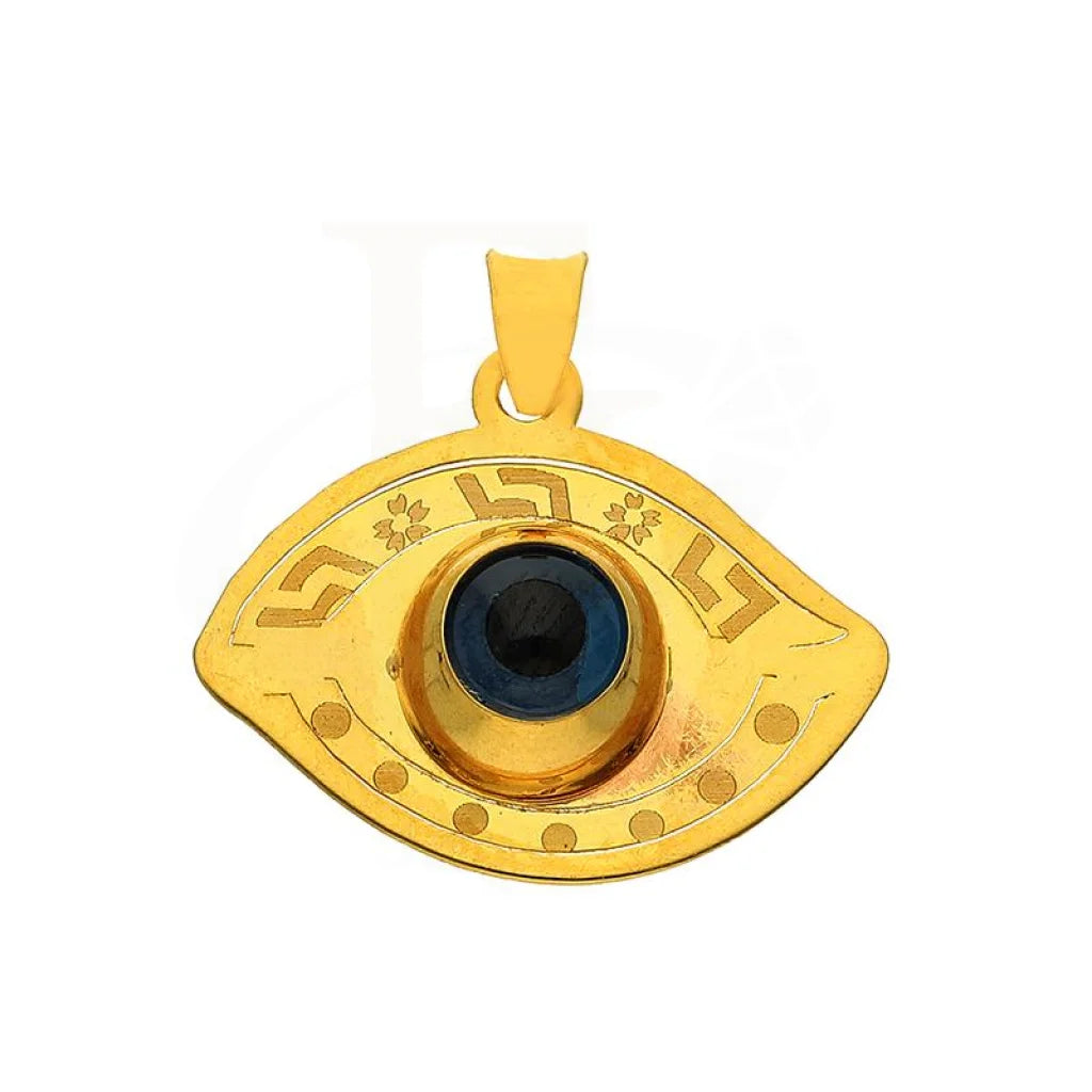 Gold Evil Eye Pendant 21Kt - Fkjpnd21K2438 Pendants