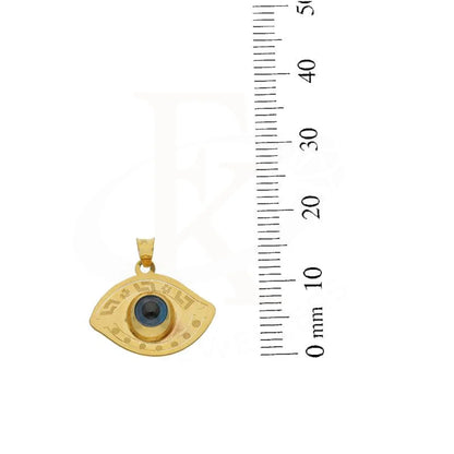 Gold Evil Eye Pendant 21Kt - Fkjpnd21K2438 Pendants