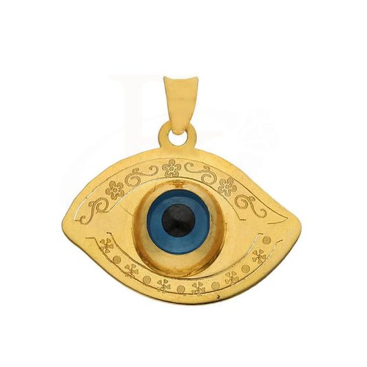 Gold Evil Eye Pendant 21Kt - Fkjpnd21K2440 Pendants