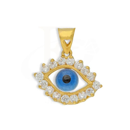 Gold Evil Eye Pendant 22Kt - Fkjpnd22K2752 Pendants