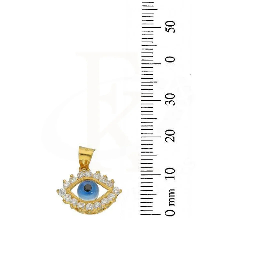 Gold Evil Eye Pendant 22Kt - Fkjpnd22K2752 Pendants