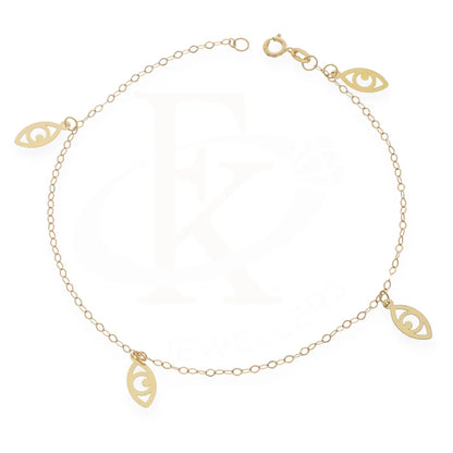 Gold Evil Eye Shaped Bracelet 18Kt - Fkjern18K7792 Bracelets