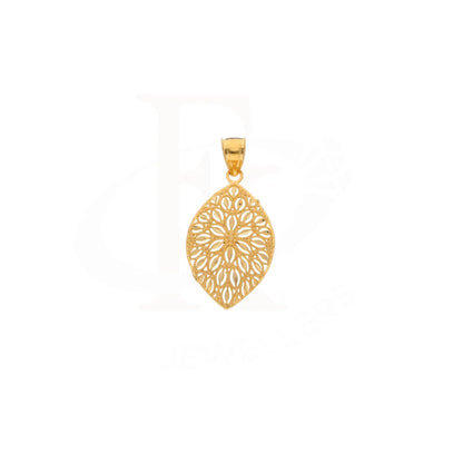 Gold Eye Shaped Design Pendant 21Kt - Fkjpnd21Km8385 Pendants