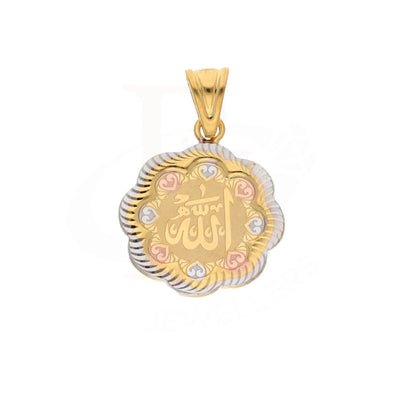 Gold Fashion Allah Name Pendant 21Kt - Fkjpnd21Km8536 Pendants