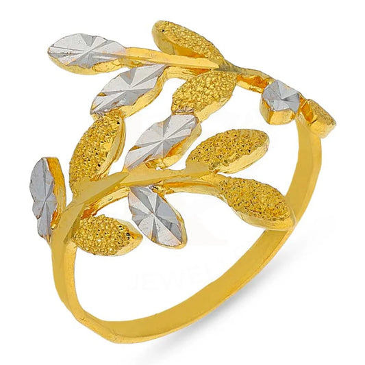 Gold Feathers Ring 22Kt - Fkjrn22K2186 Rings