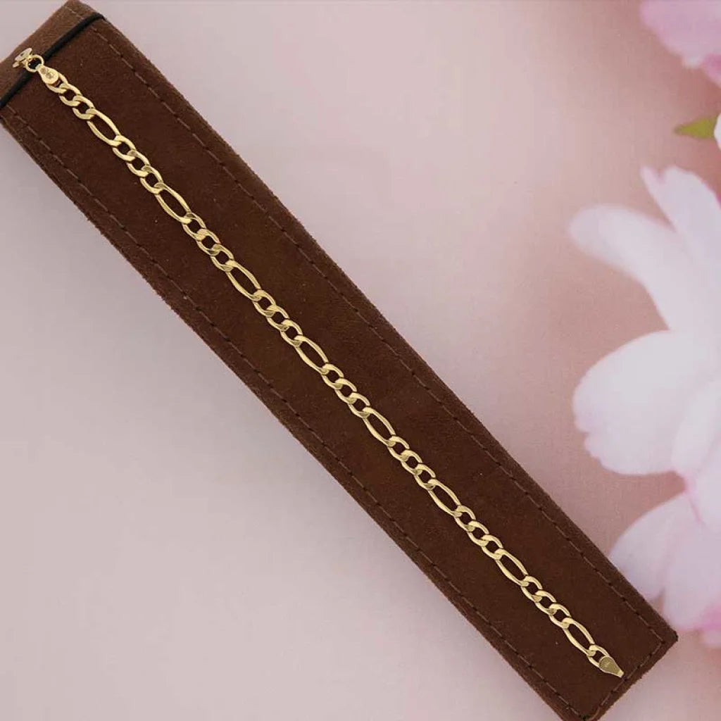 سوار فيجارو ذهبي عيار 18 قيراطًا - Fkjbrl18K2935