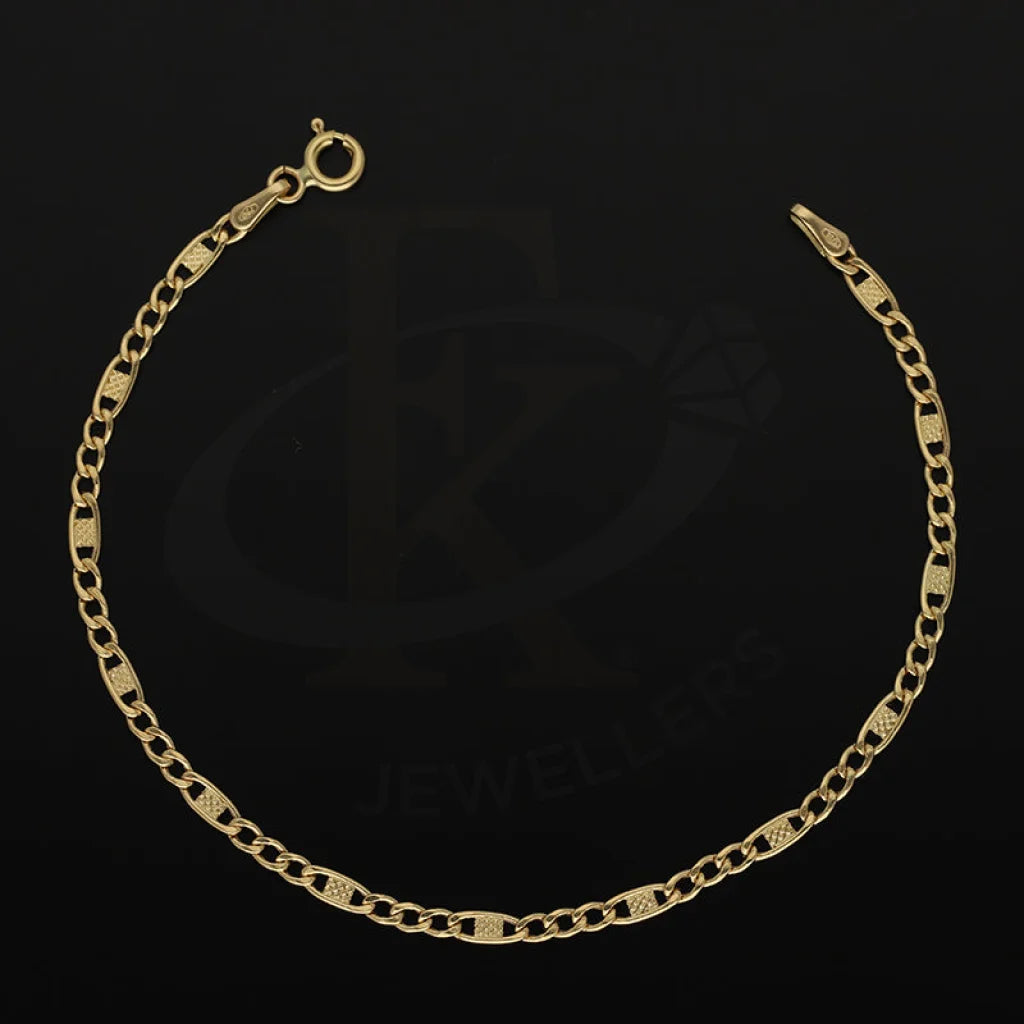 سوار فيجارو ذهبي عيار 18 قيراطًا - Fkjbrl18K5251