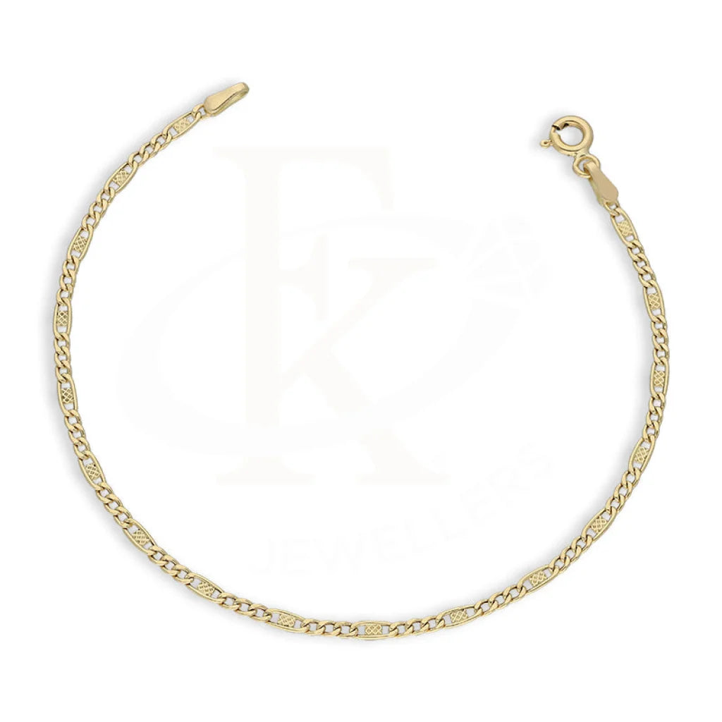 Gold Figaro Bracelet 18Kt - Fkjbrl18K5507 Bracelets