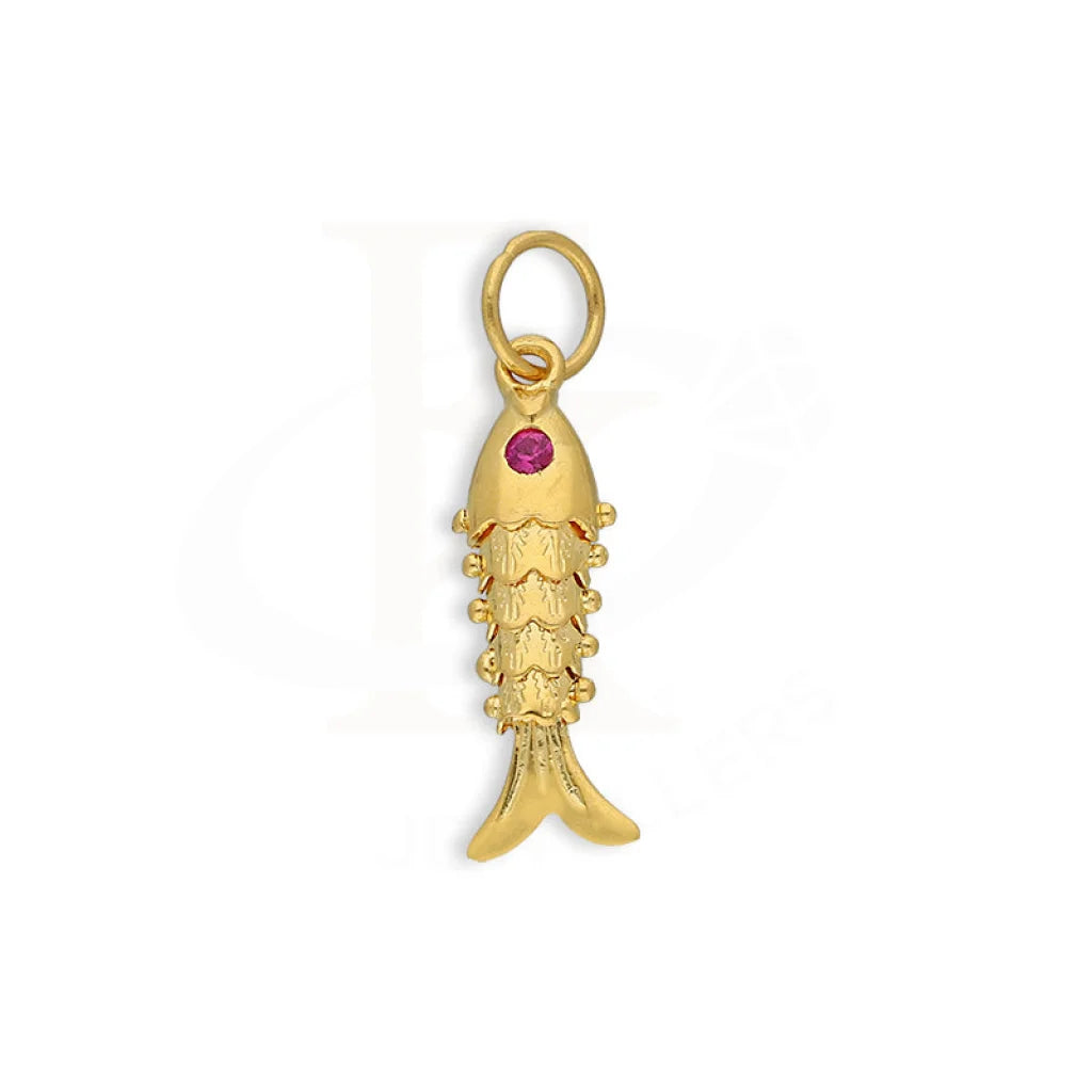 Gold Fish Pendant 22Kt - Fkjpnd22K5617 Pendants