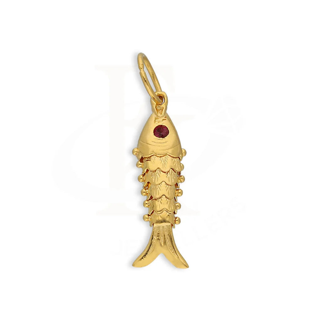 Gold Fish Pendant 22Kt - Fkjpnd22K5619 Pendants