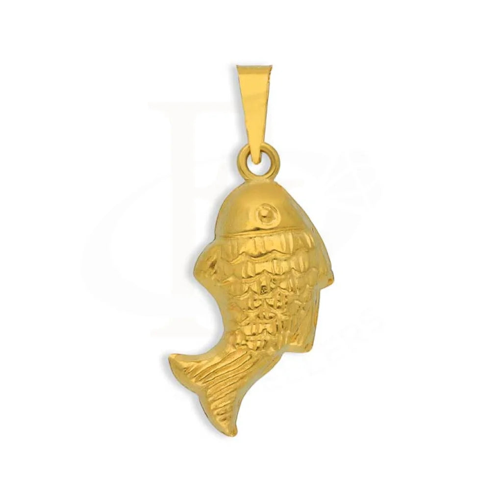 Gold Fish Shaped Pendant 18Kt - Fkjpnd18K2871 Pendants