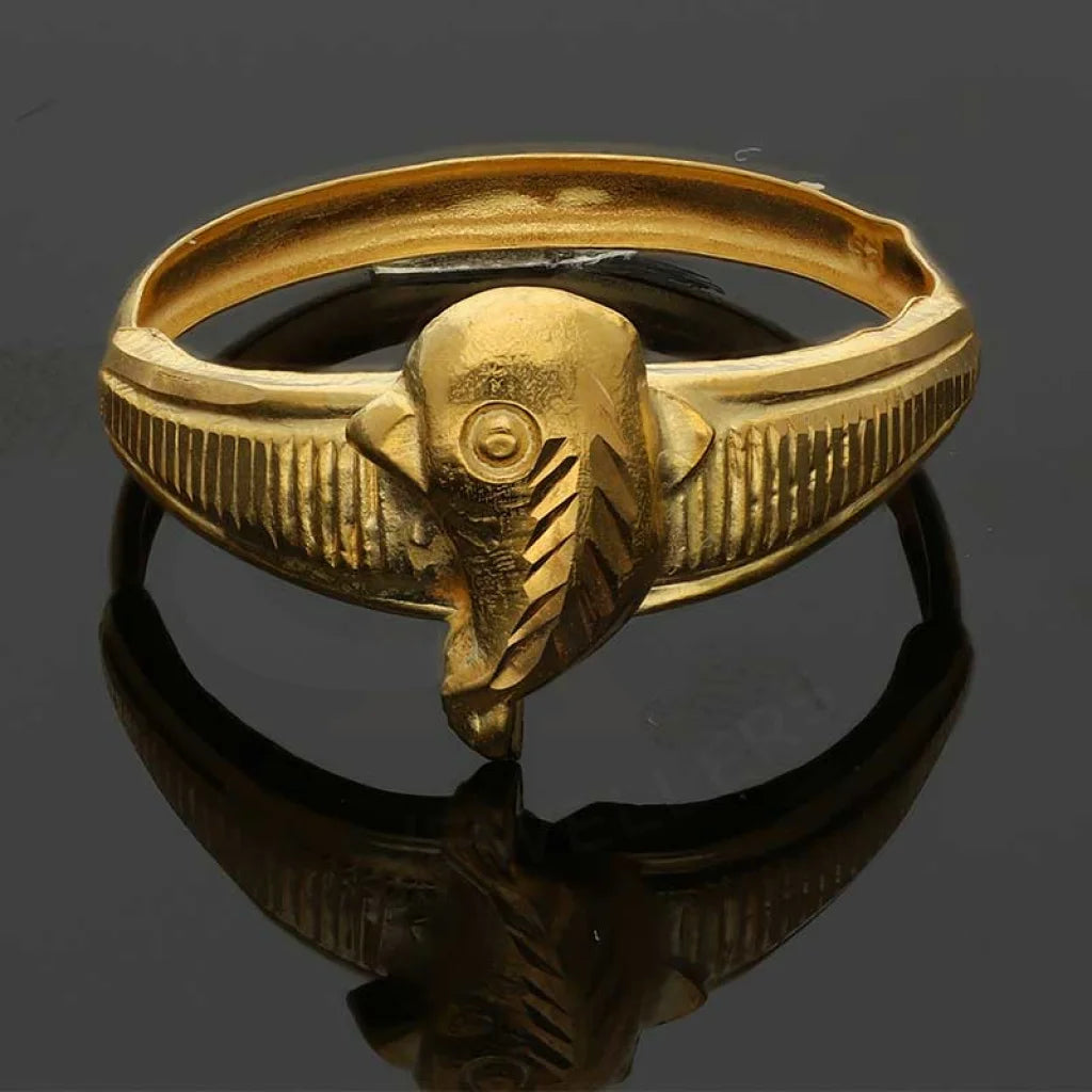 Gold Fish Shaped Ring 18Kt - Fkjrn18K3454 Rings