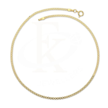 Gold Flat Anklet 18Kt - Fkjankl18K2040 Anklets