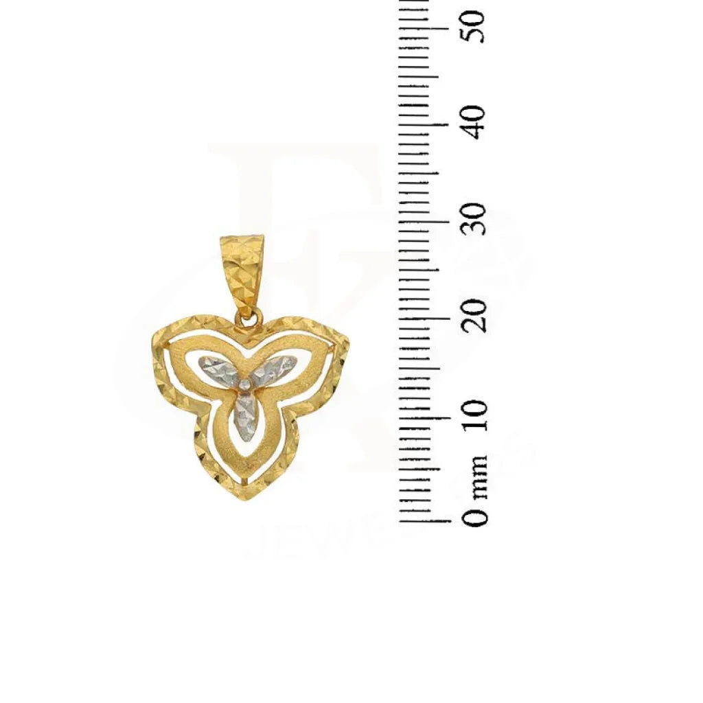 Gold Flower Pendant 22Kt - Fkjpnd22K2780 Pendants