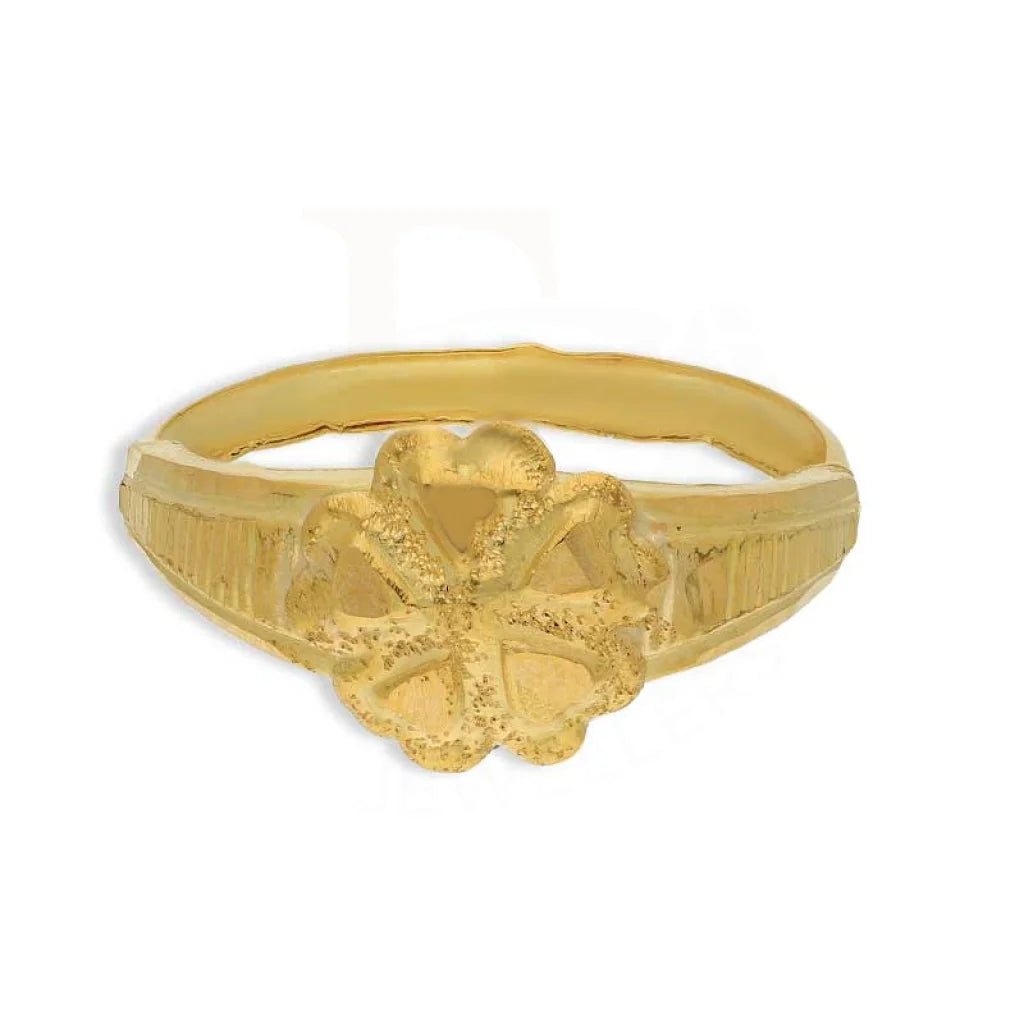 Gold Flower Ring 18Kt - Fkjrn1483 Rings