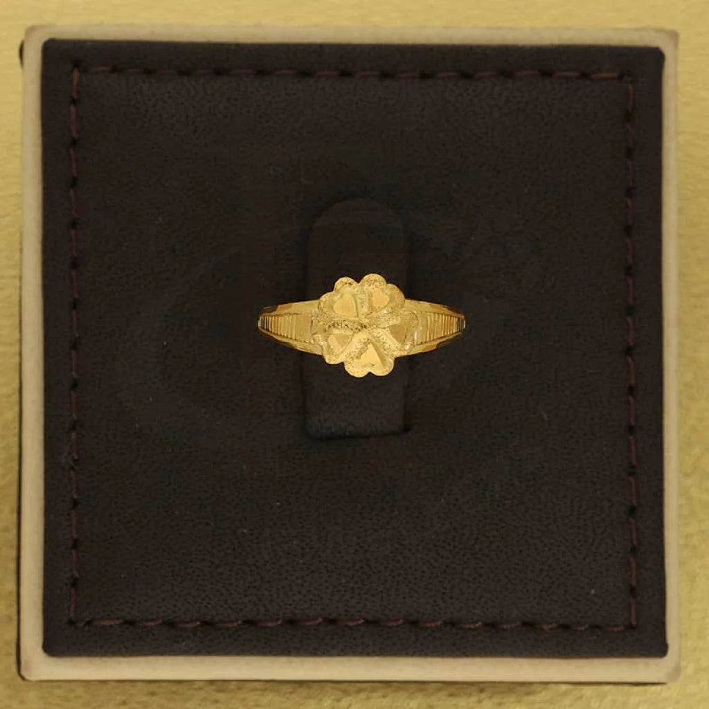 Gold Flower Ring 18Kt - Fkjrn1483 Rings