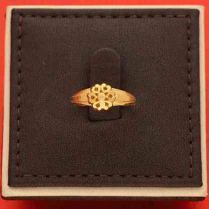 Gold Flower Ring 18Kt - Fkjrn18K3305 Rings