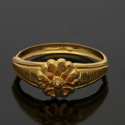 Gold Flower Ring 18Kt - Fkjrn18K3305 Rings