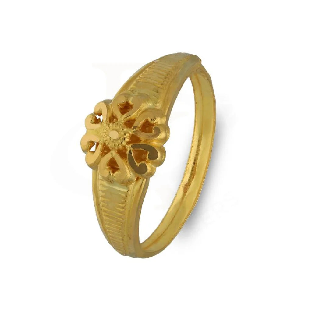 Gold Flower Ring 18Kt - Fkjrn18K3305 Rings