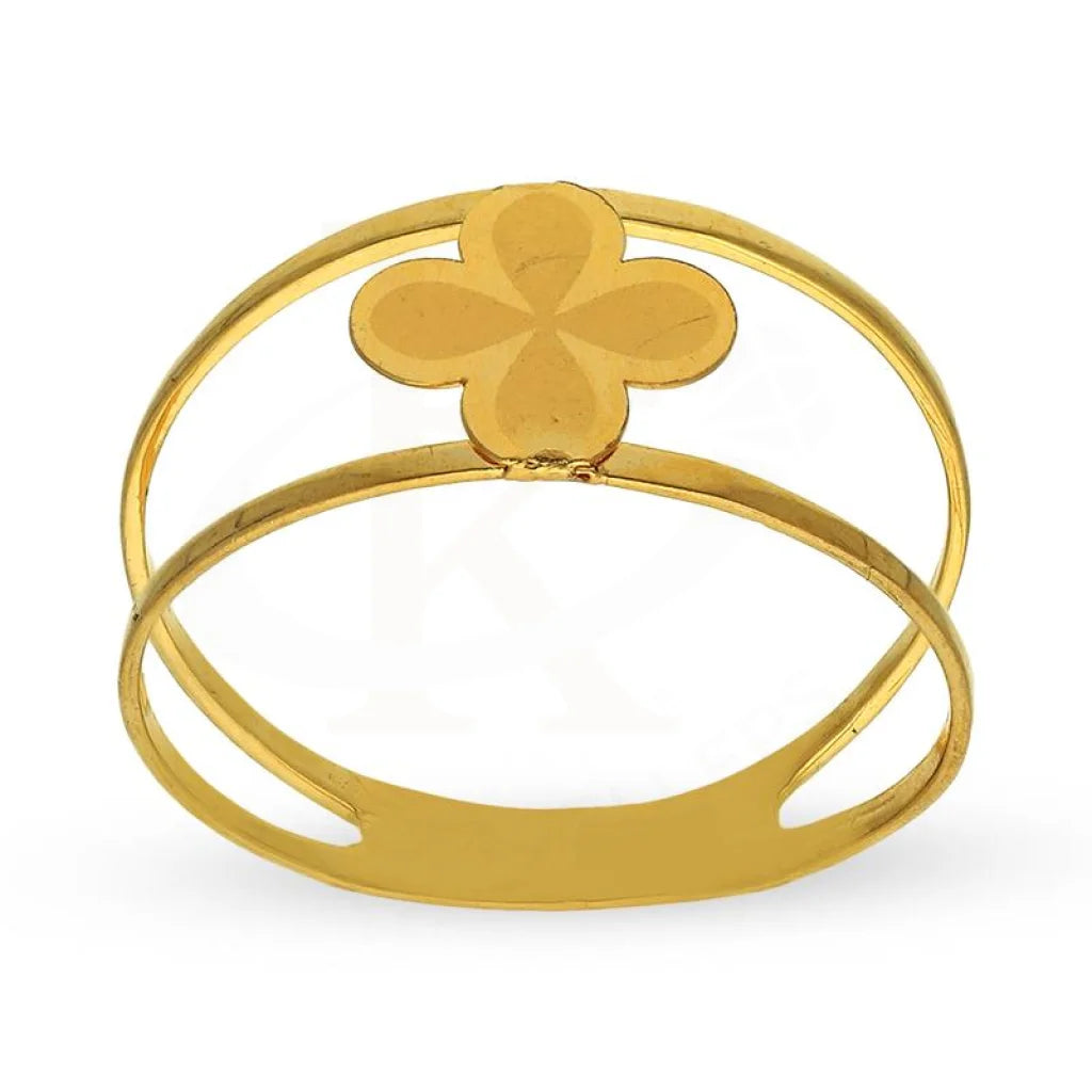 Gold Flower Ring 21Kt - Fkjrn21K2845 Rings