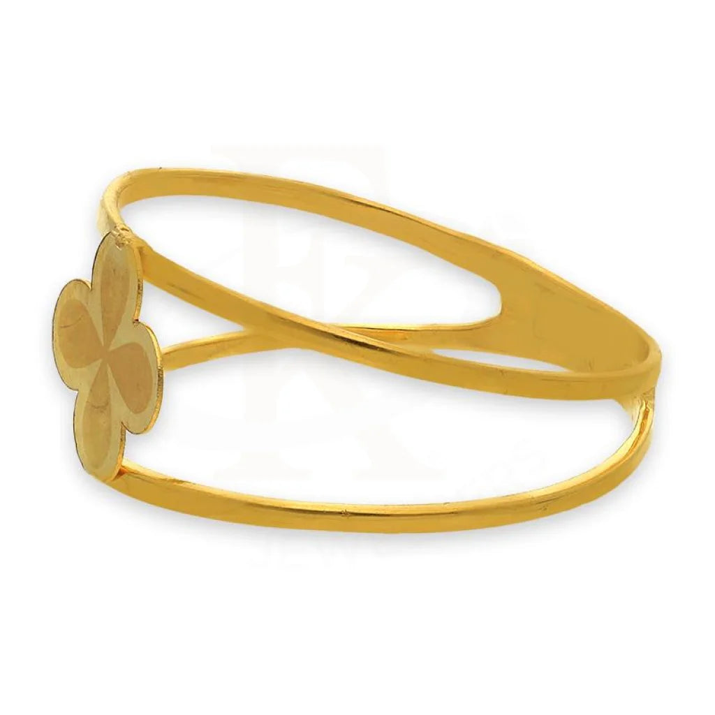 Gold Flower Ring 21Kt - Fkjrn21K2845 Rings