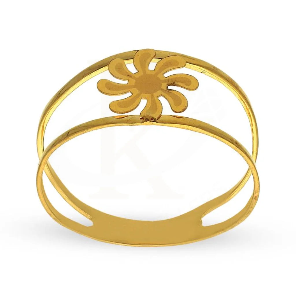 Gold Flower Ring 21Kt - Fkjrn21K2849 Rings