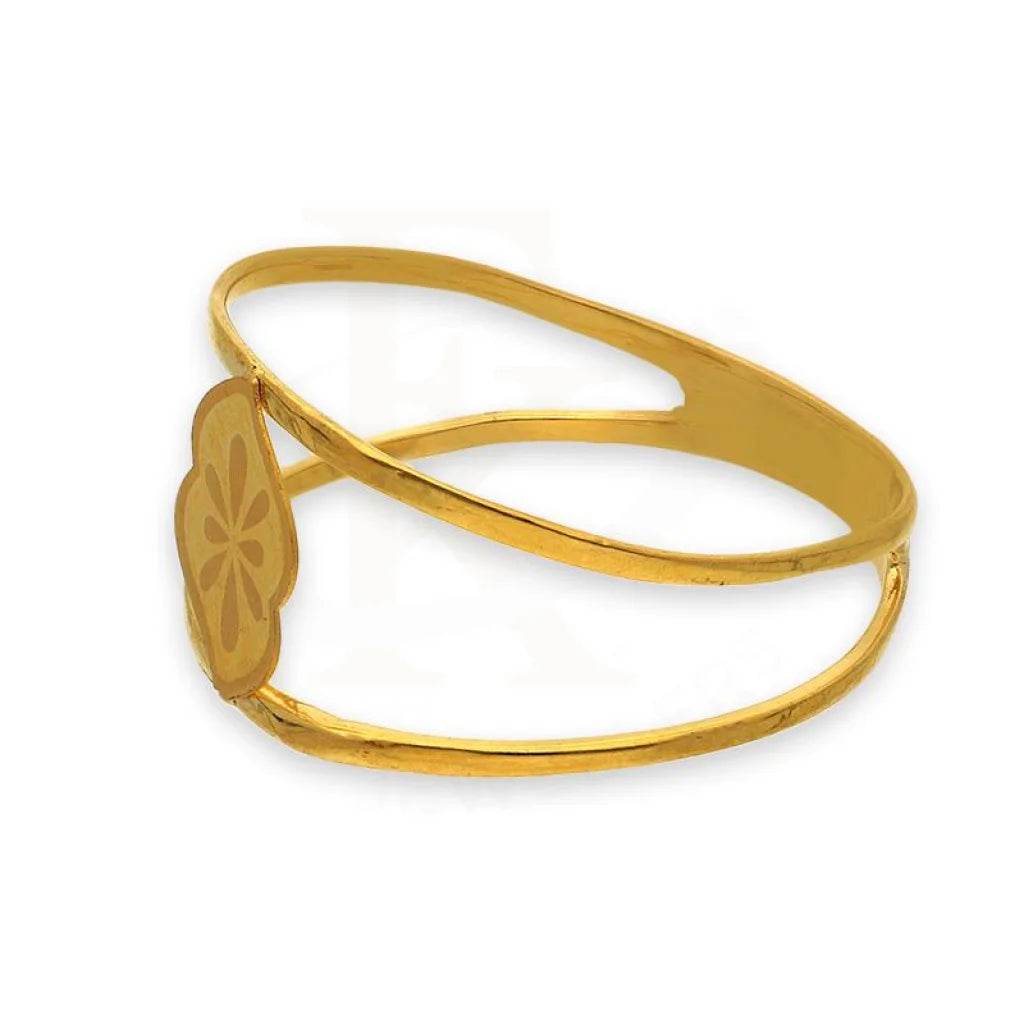 Gold Flower Ring 21Kt - Fkjrn21K2869 Rings