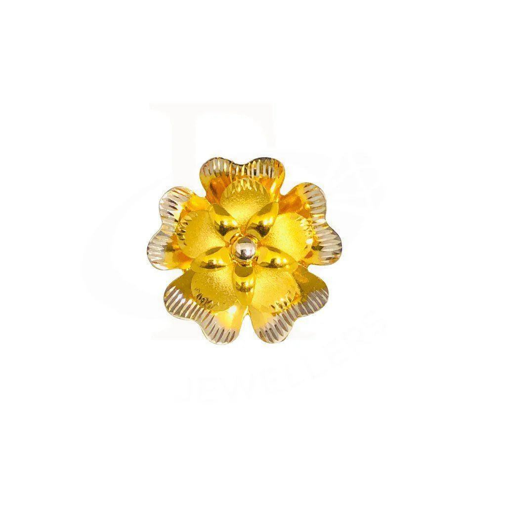 Gold Flower Ring 22Kt - Fkjrn1892 Rings