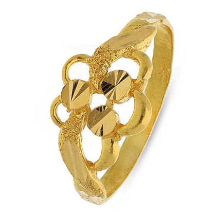 Gold Flower Ring 22Kt - Fkjrn22K2730 Rings