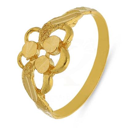 Gold Flower Ring 22Kt - Fkjrn22K2730 Rings