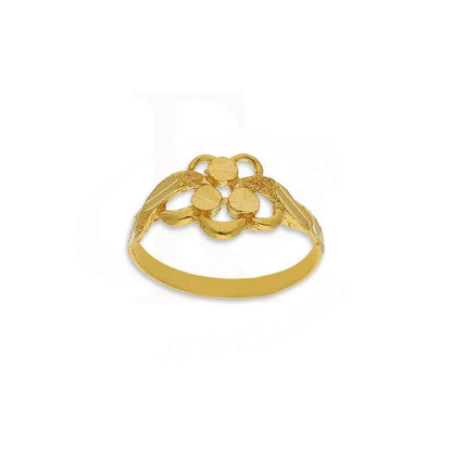 Gold Flower Ring 22Kt - Fkjrn22K2730 Rings