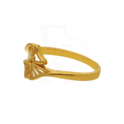 Gold Flower Ring 22Kt - Fkjrn22K2814 Rings