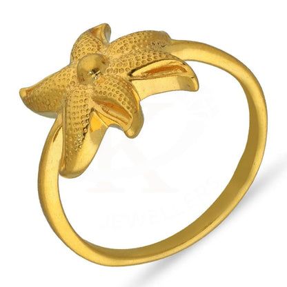 Gold Flower Ring 22Kt - Fkjrn22K3064 Rings