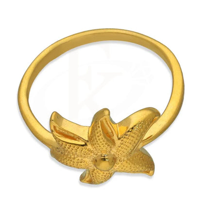 Gold Flower Ring 22Kt - Fkjrn22K3064 Rings