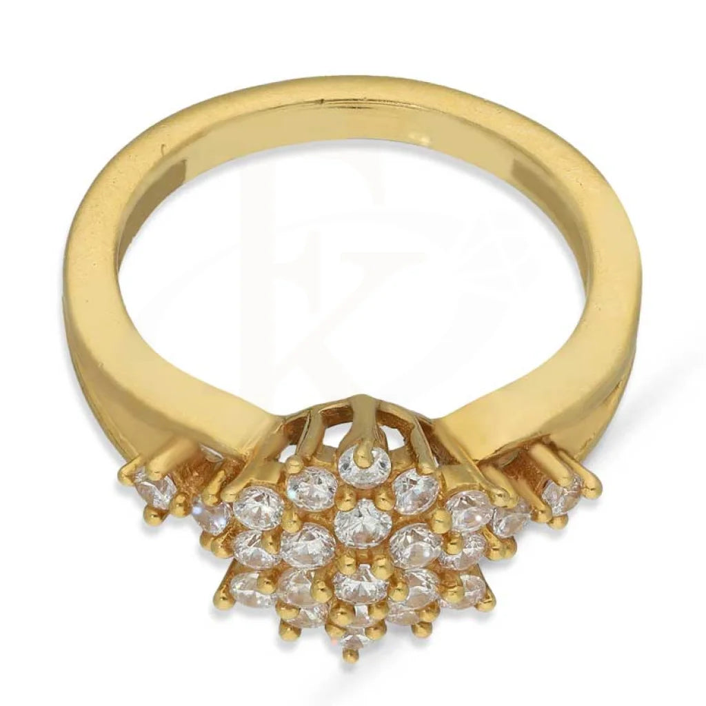 Gold Flower Ring 22Kt - Fkjrn22K3146 Rings