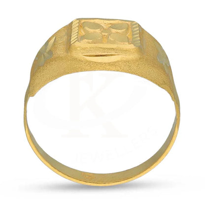 Gold Flower Shaped Baby Ring 22Kt - Fkjrn22K3826 Rings