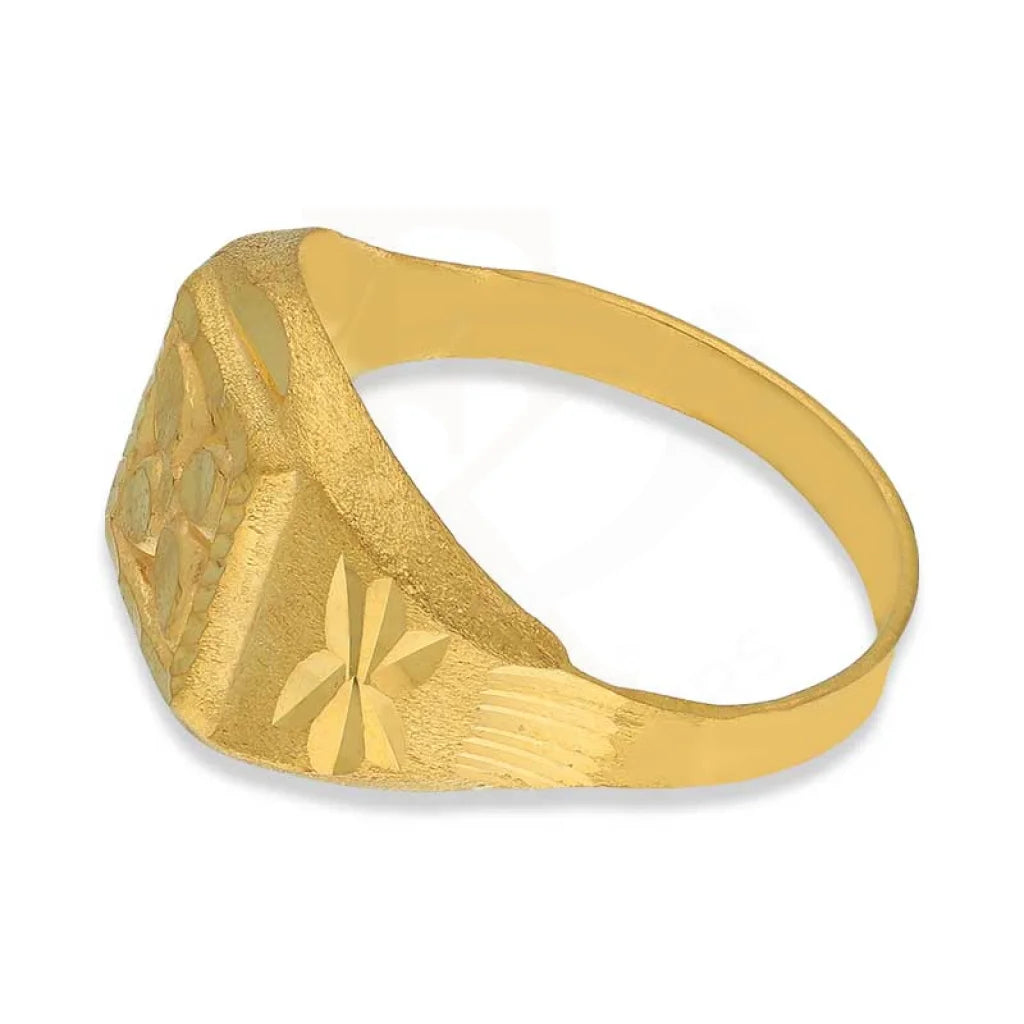 Gold Flower Shaped Baby Ring 22Kt - Fkjrn22K3826 Rings