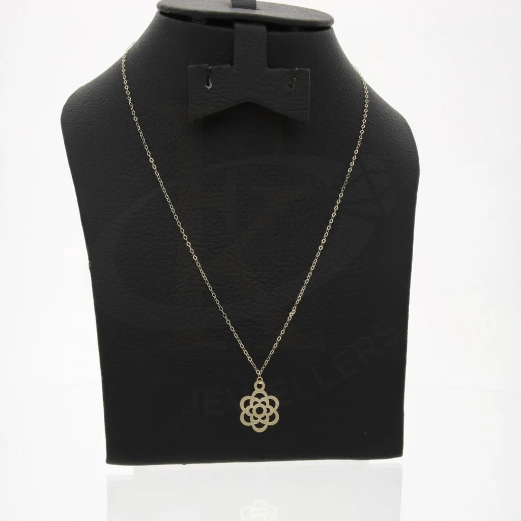 Gold Flower Shaped Necklace 18Kt - Fkjnkl18K8107 Necklaces