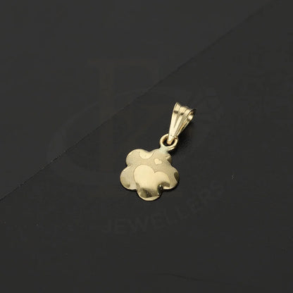 Gold Flower Shaped Pendant 18Kt - Fkjpnd18K5123 Pendants