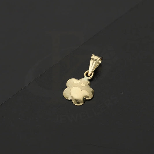 Gold Flower Shaped Pendant 18Kt - Fkjpnd18K5123 Pendants