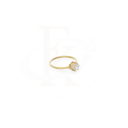 Solitaire Gold Ring 18Kt - Fkjrn18K7896 Rings