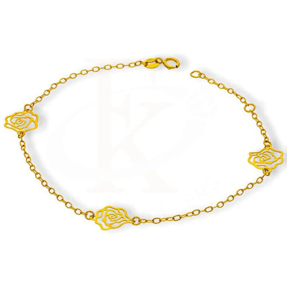 Gold Flowers Bracelet 18Kt - Fkjbrl18K2159 Bracelets