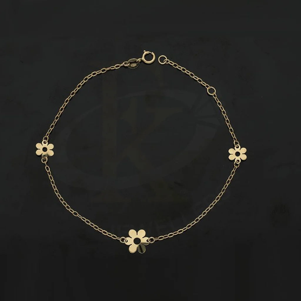 Gold Flowers Bracelet 18Kt - Fkjbrl18K2165 Bracelets