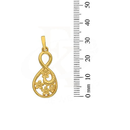 Gold Flowers Pendant 22Kt - Fkjpnd22K2782 Pendants