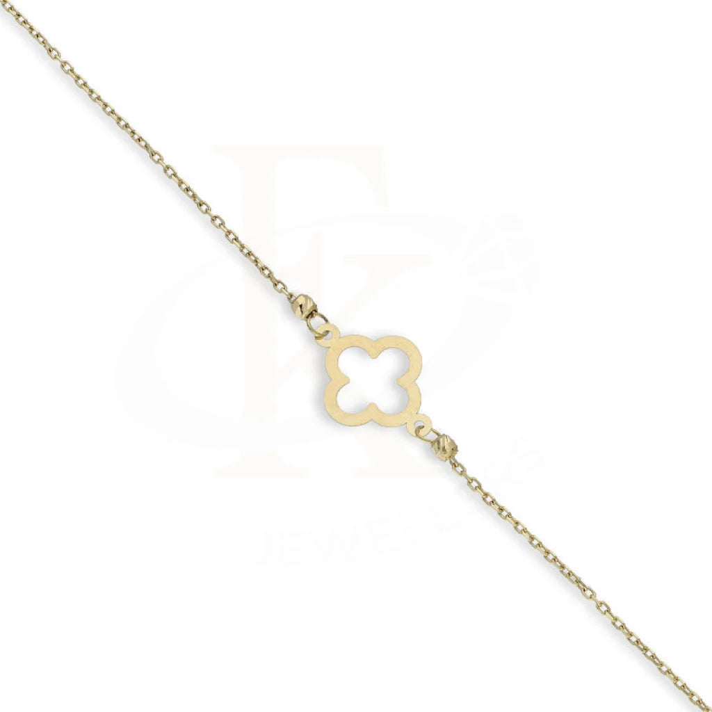 Gold Four Leaf Clover Bracelet 18Kt - Fkjbrl18K5321 Bracelets