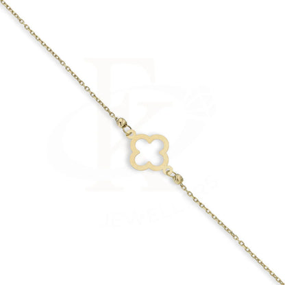 Gold Four Leaf Clover Bracelet 18Kt - Fkjbrl18K5321 Bracelets